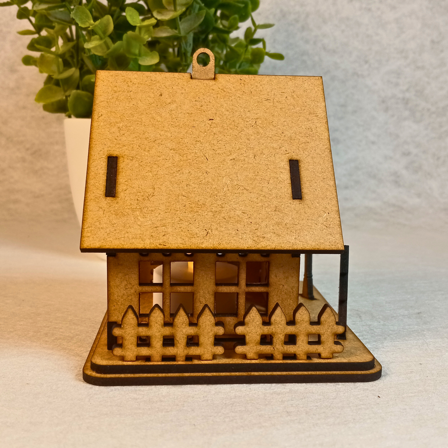 Chalet de Noël lumineux – Bougie LED incluse