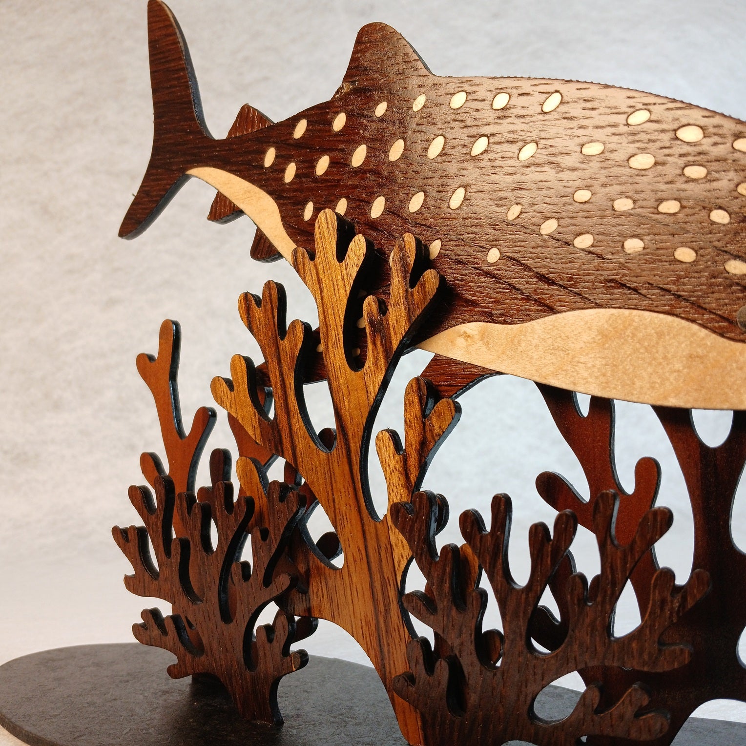 Baleine-Lagon, Diorama corail & baleine