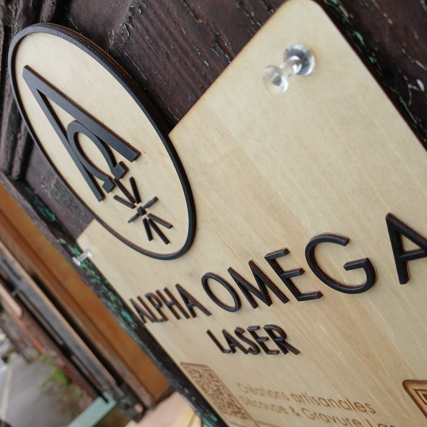 Plaque artisanale personnalisée (Sur devis)