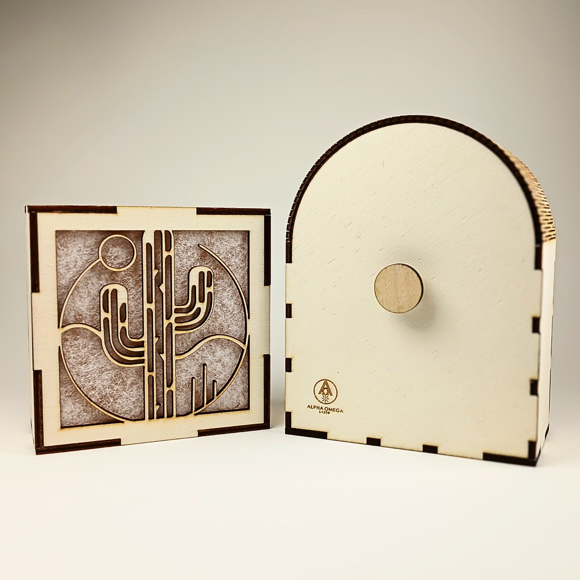 Lampe décorative en bois