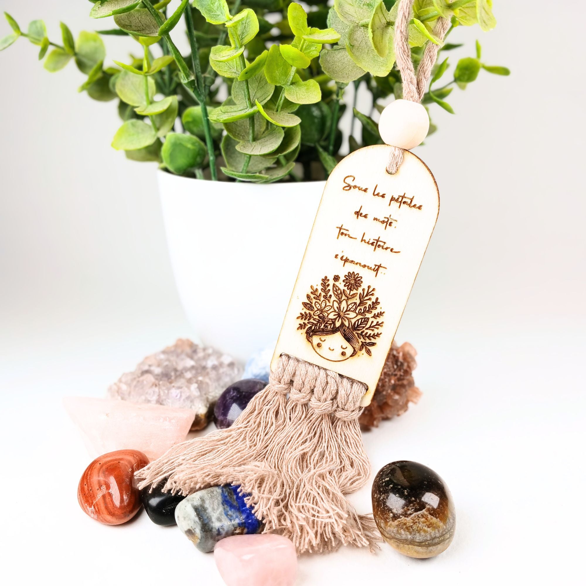 Marque-page en macramé