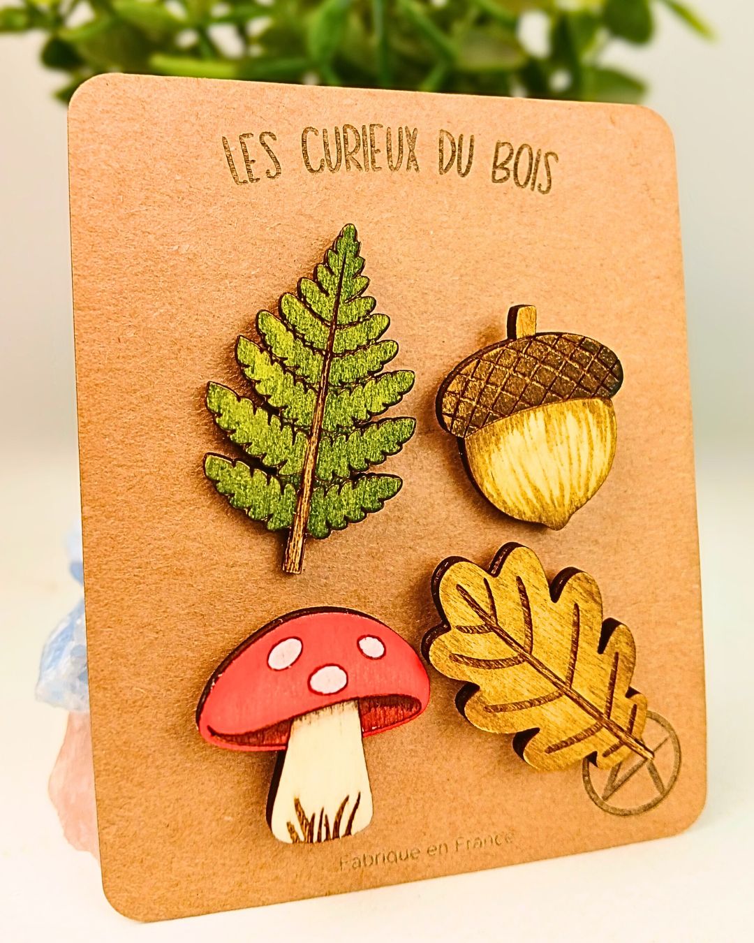 Pin’s bois — Les Curieux du Bois