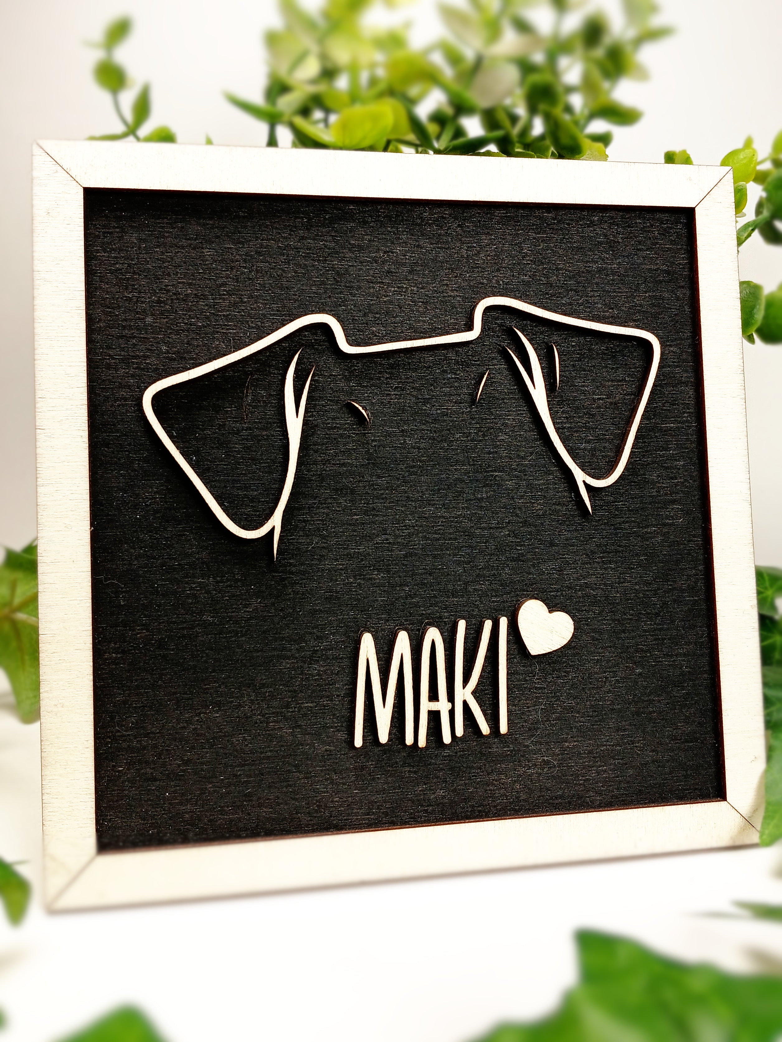 Cadre hommage personnalisé