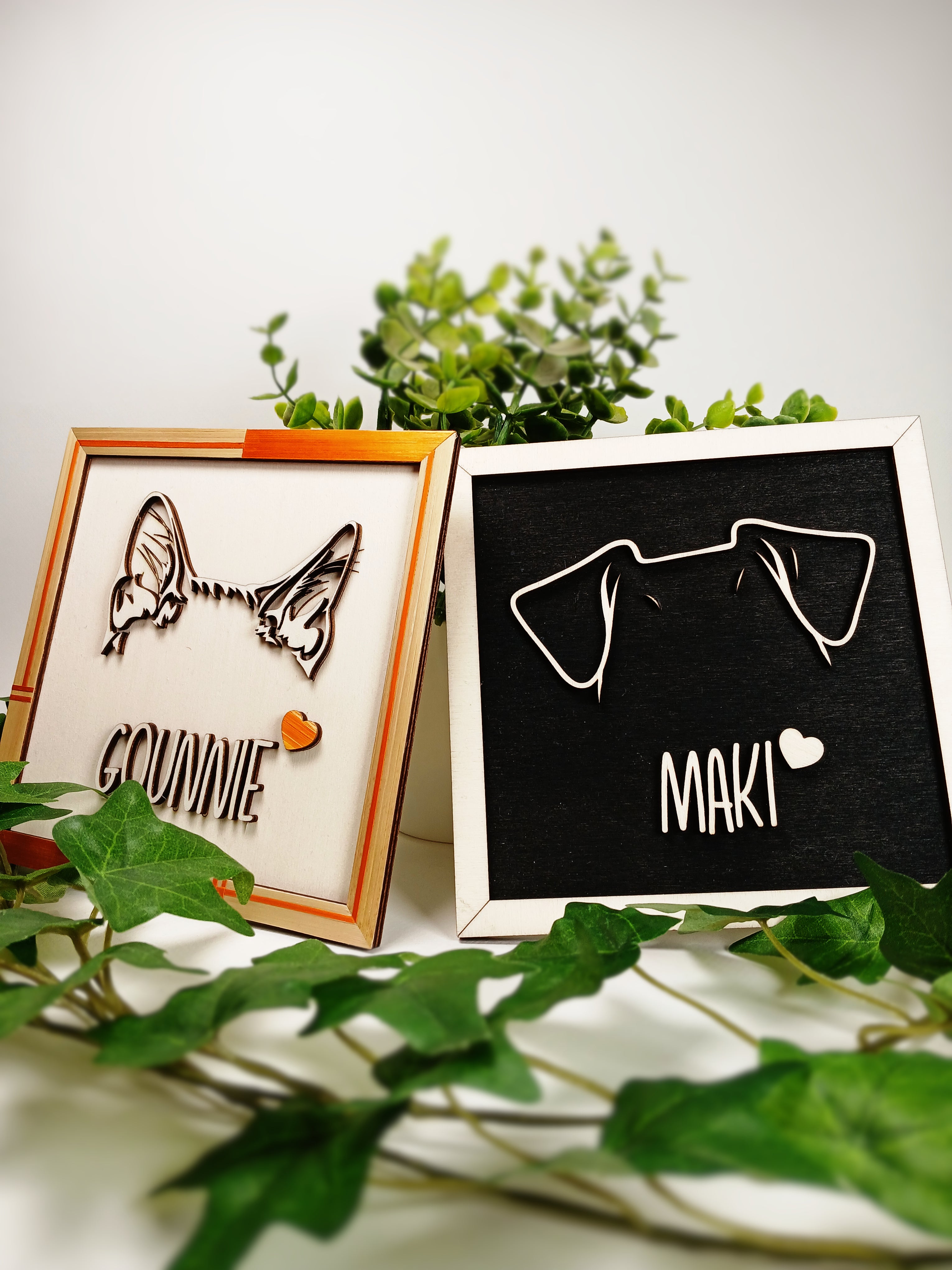 Cadre hommage personnalisé