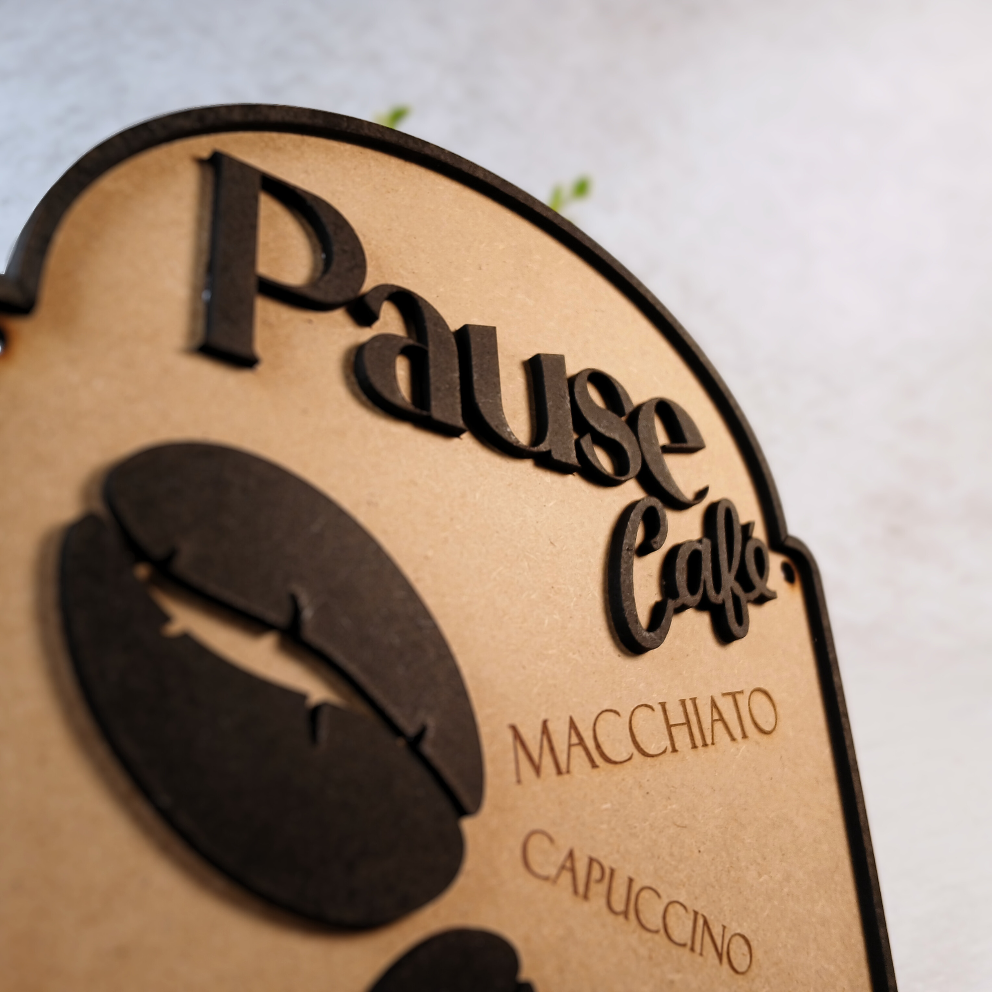 Plaque décorative Pause Café