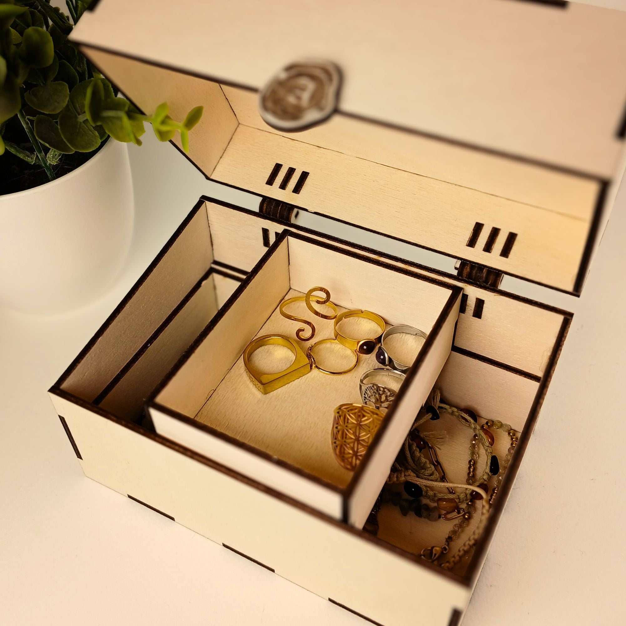 Boîte à bijoux personnalisée