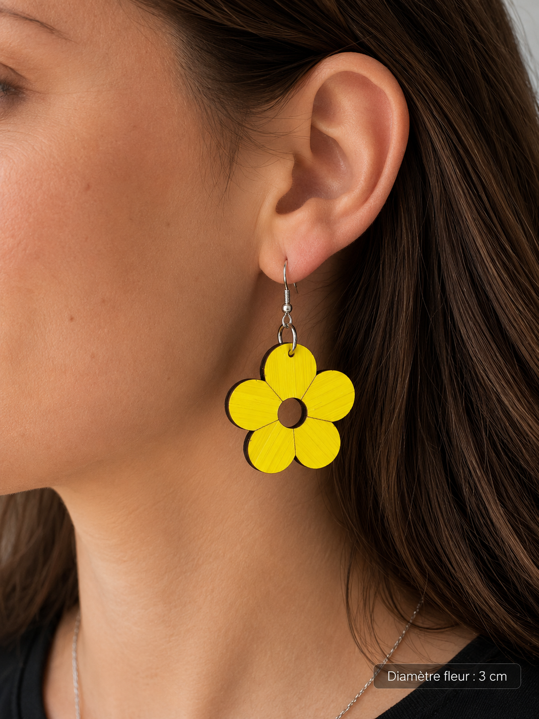 Boucles d’oreilles Fleur