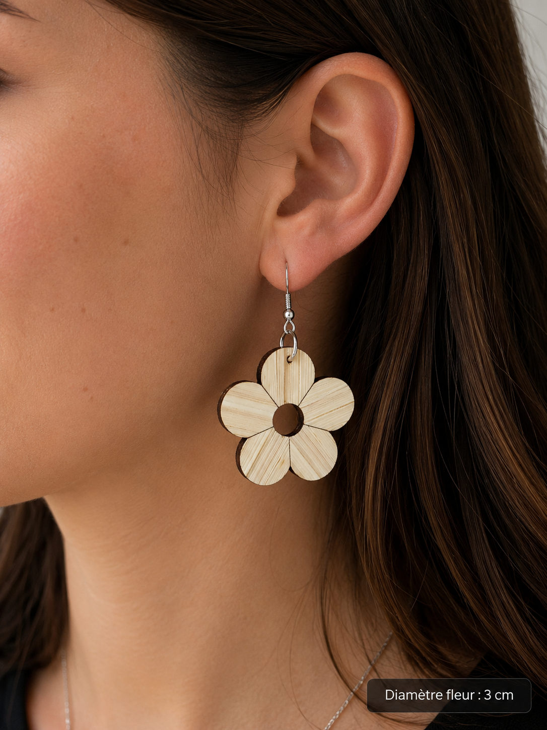Boucles d’oreilles Fleur