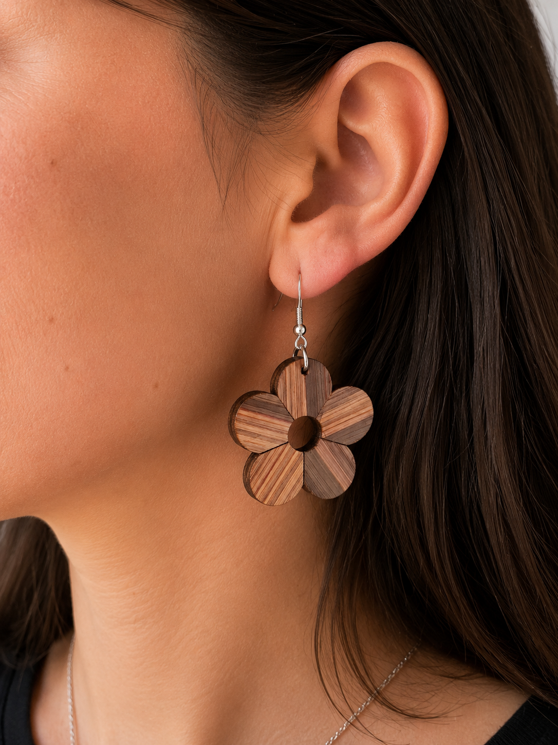 Boucles d’oreilles Fleur