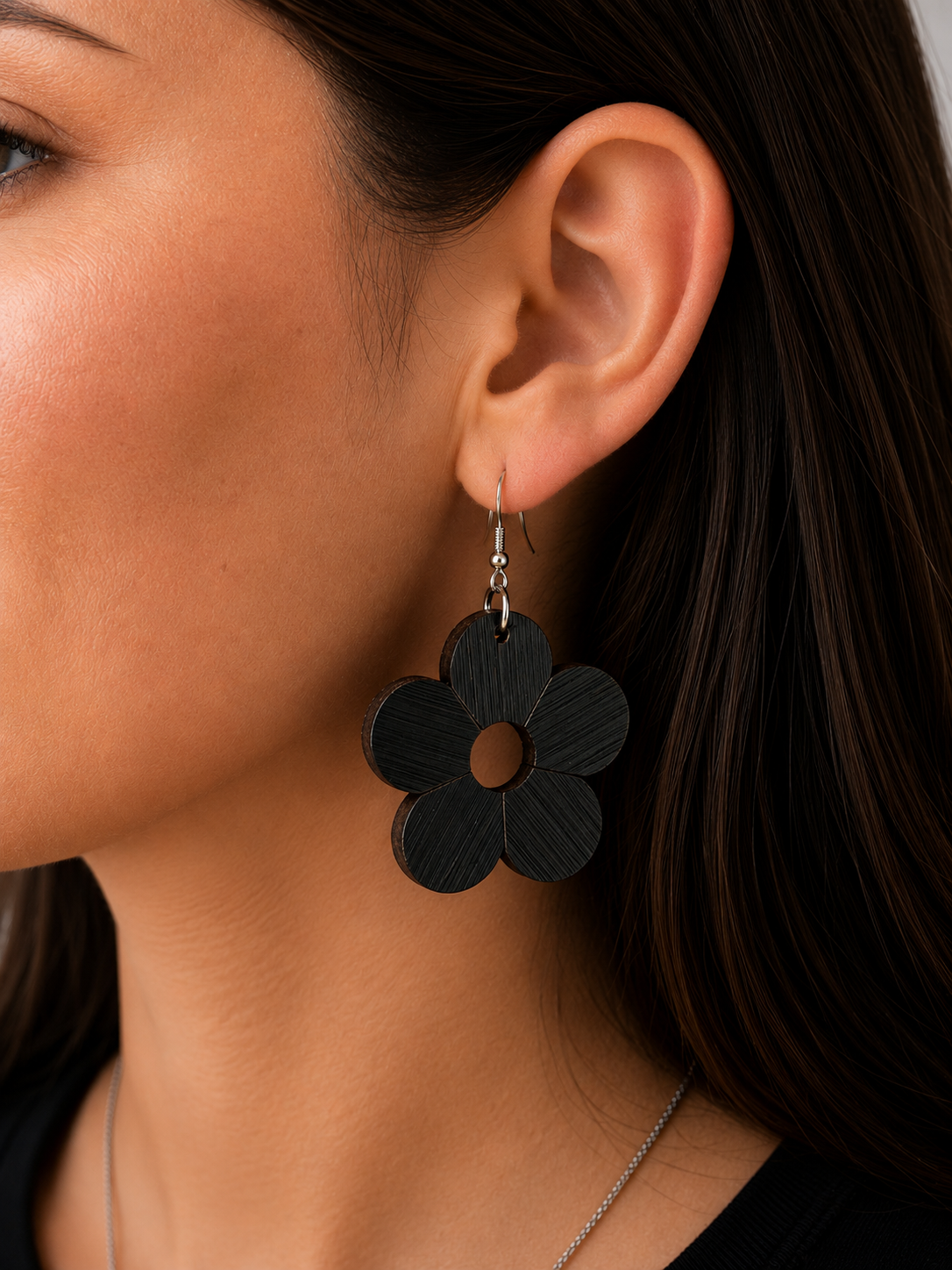 Boucles d’oreilles Fleur