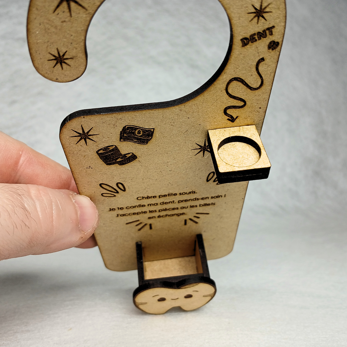 Support Petite Souris – Rangement pour dents de lait