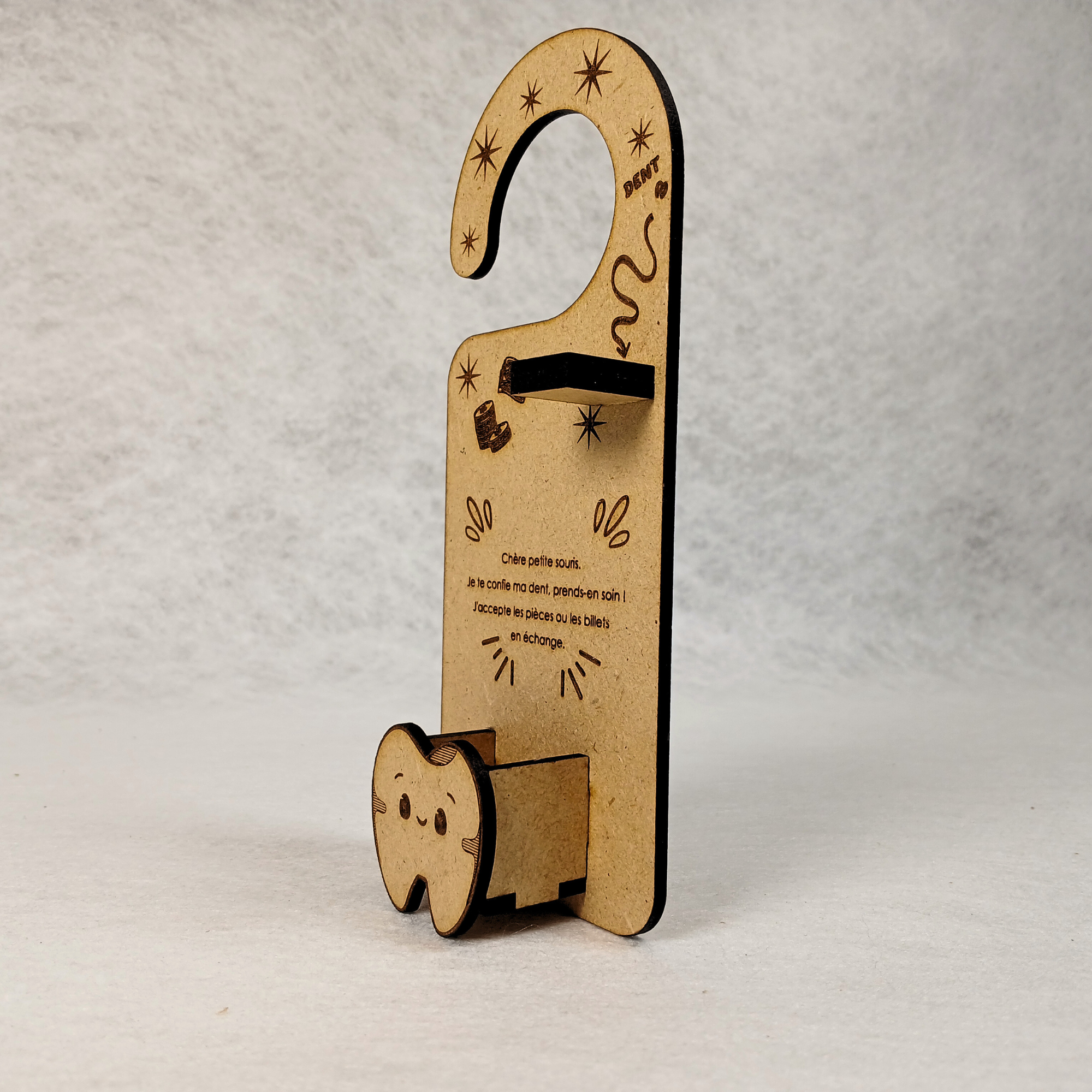 Support “Petite souris” avec boîte à quenotte