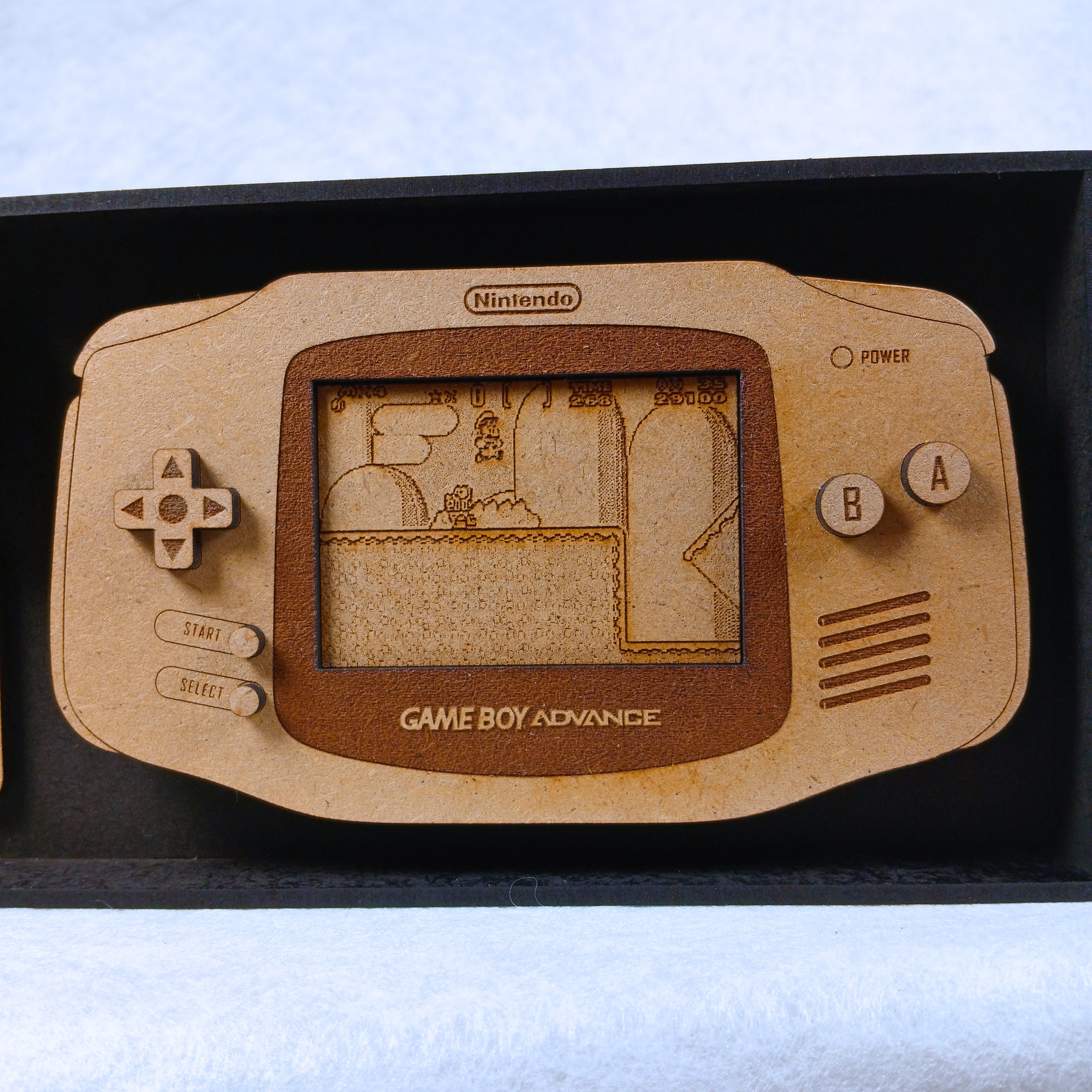 Game Boy en Bois Personnalisée
