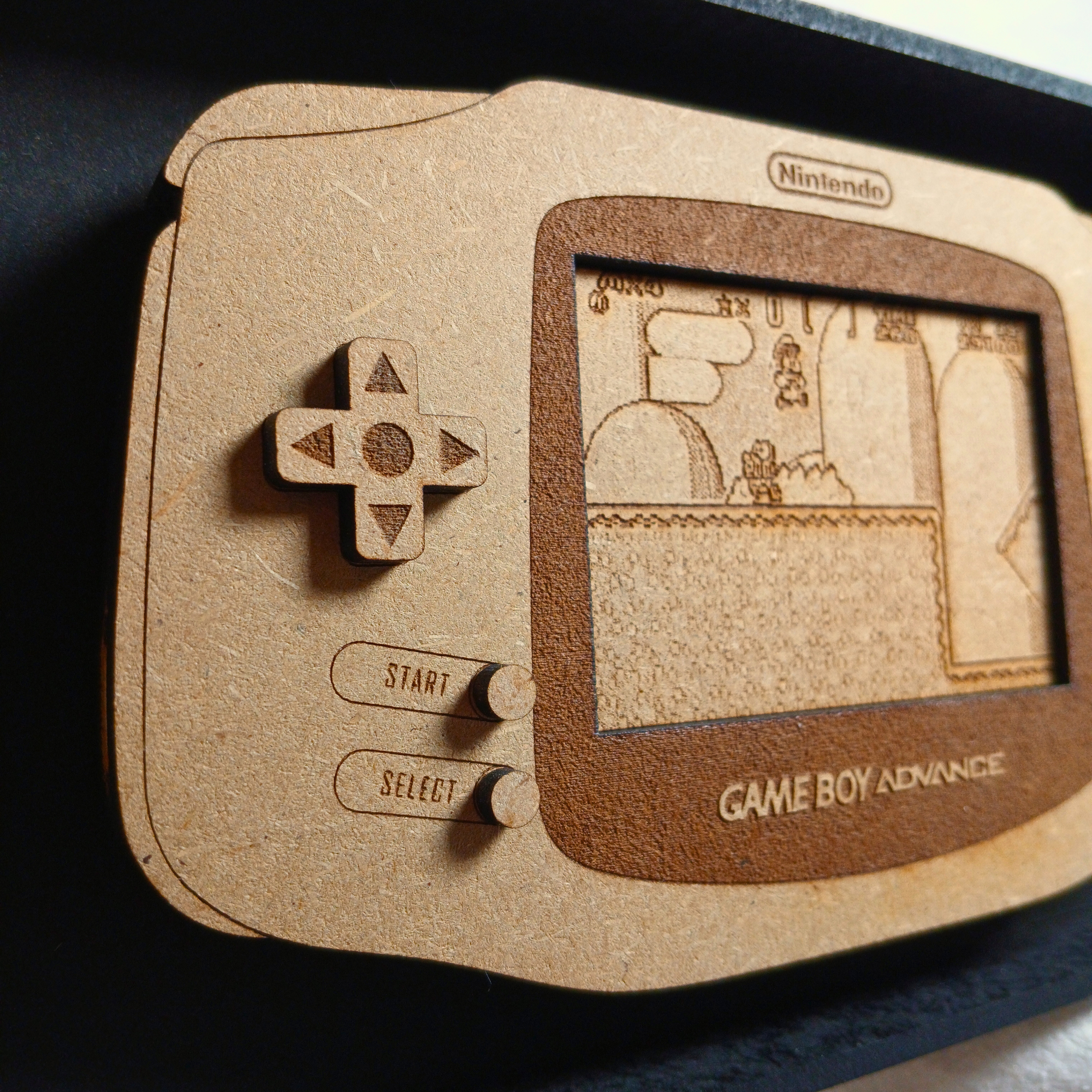 Game Boy en Bois Personnalisée