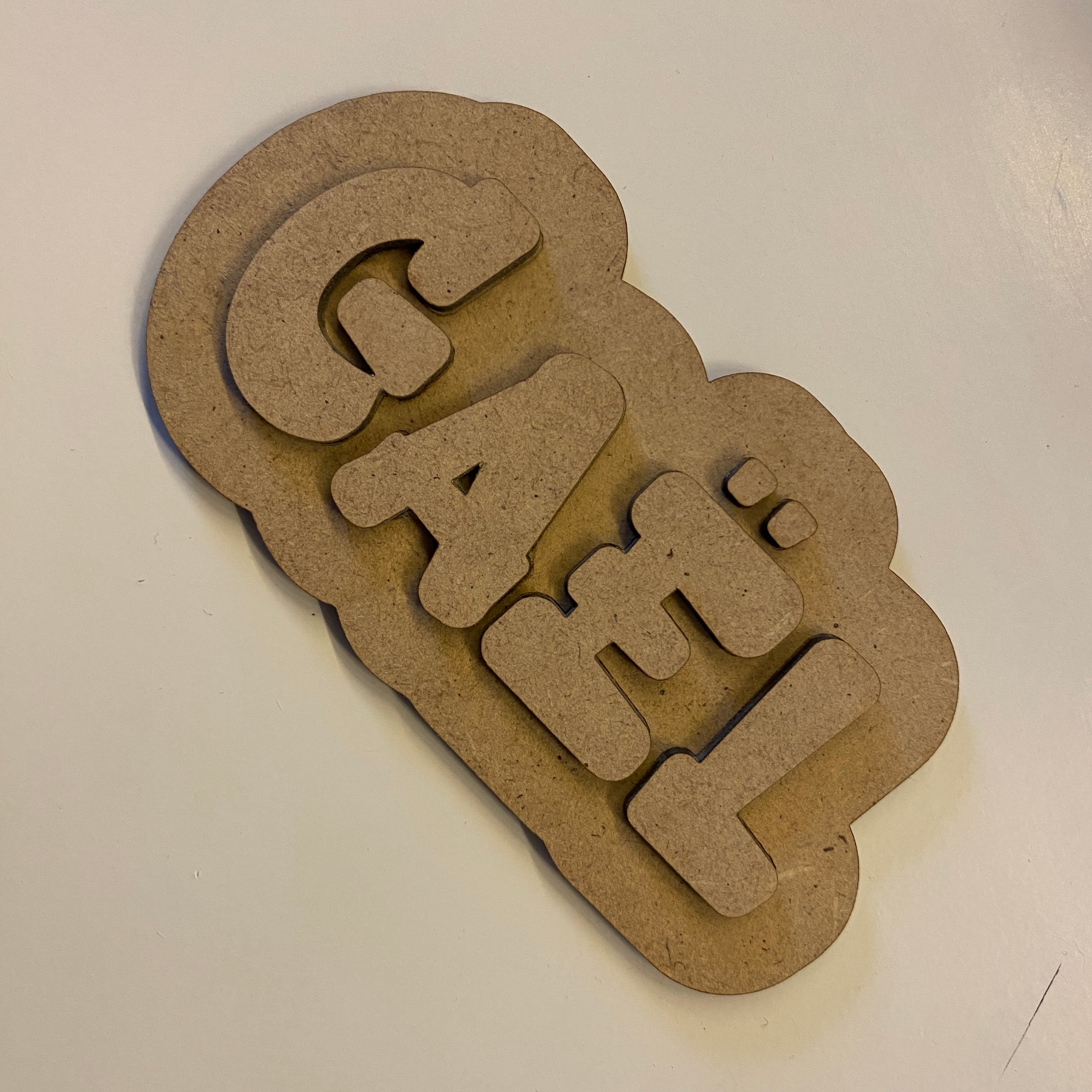 Prénom en bois personnalisé