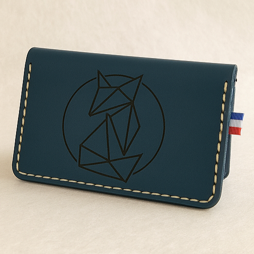 Porte-carte en simili cuir – Fabrication artisanale & personnalisable
