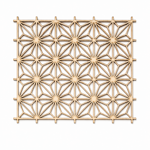 25 motifs carrés Kumiko | 50 fichiers de découpe laser (SVG et DXF) | LightBurn, xTool et CNC